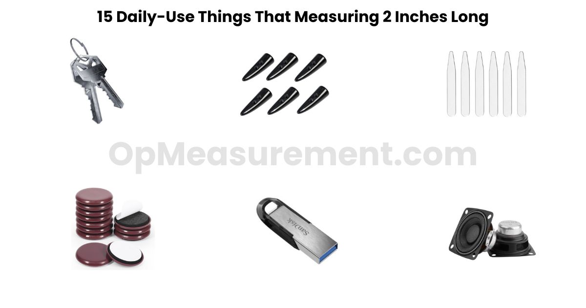 15 Daily-Use Things That Measuring 2 Inches Long