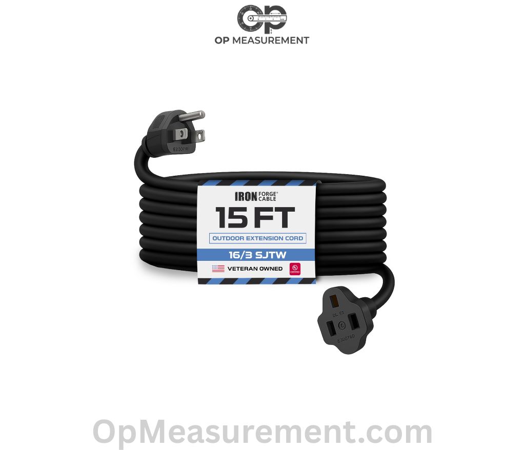 15-Foot Extension Cord That Measure 15 Feet Long