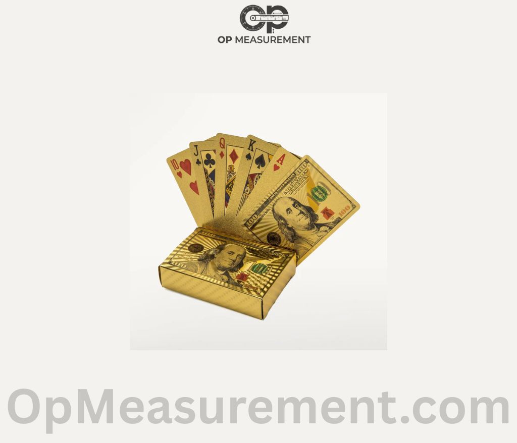 A Deck of Playing Cards That Weigh 100 Grams