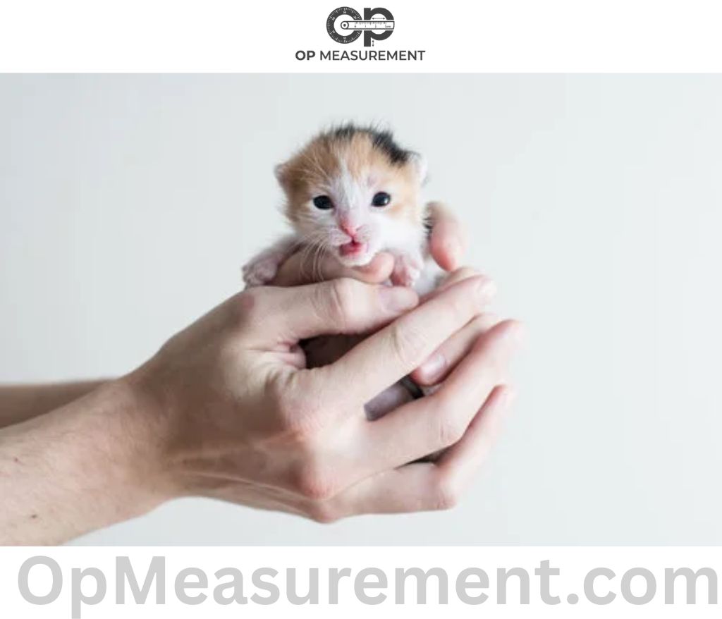 A Newborn Kitten That Weigh 100 Grams