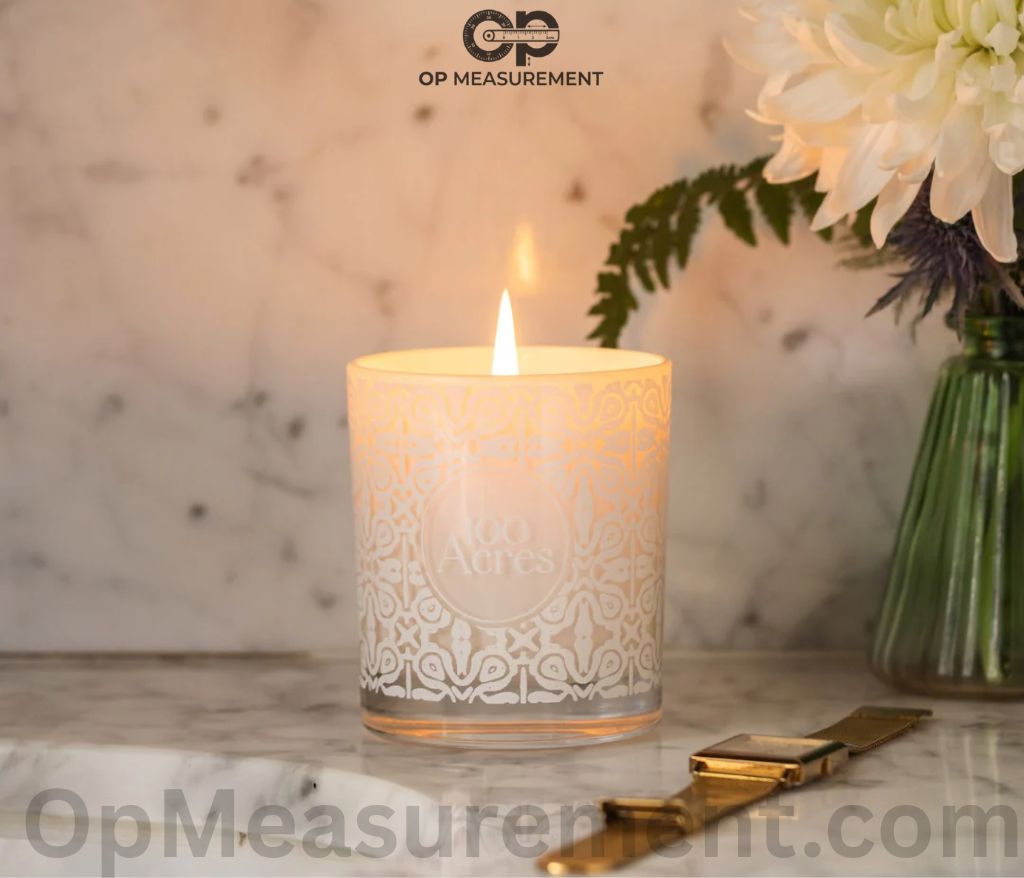 A Small Decorative Candle That Weigh 100 Grams
