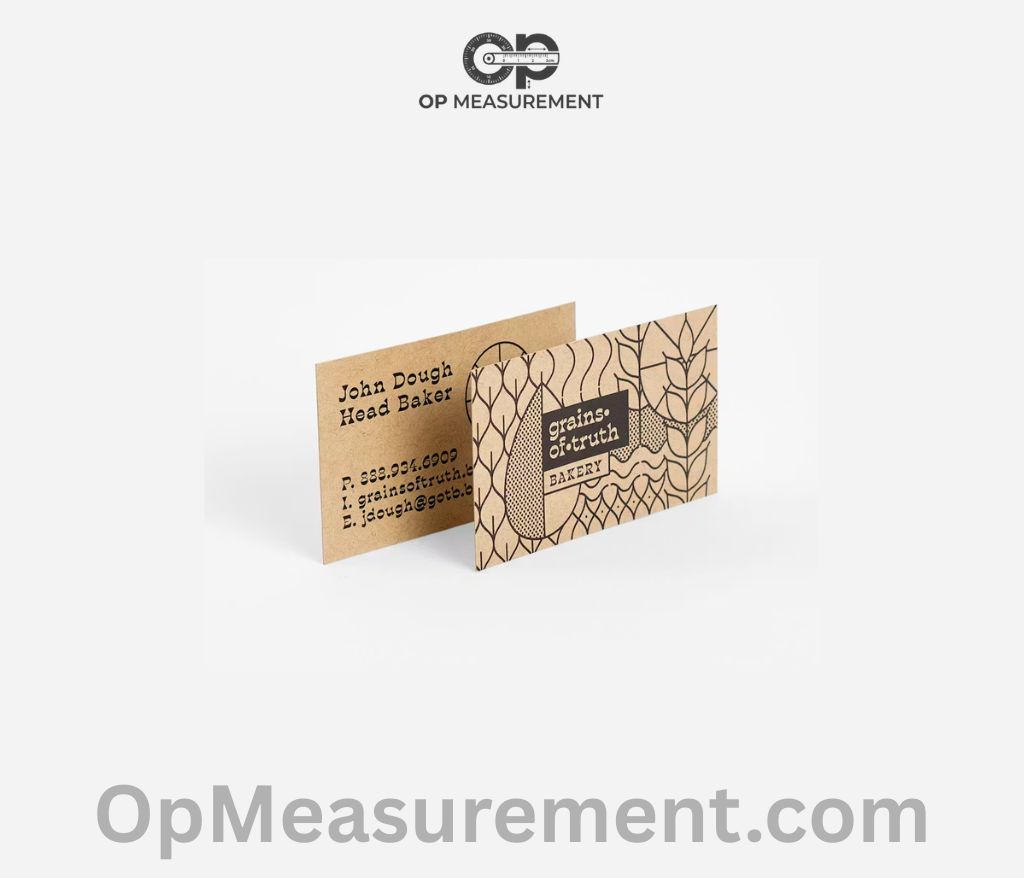 Business Card That Measuring 2 Inches Long