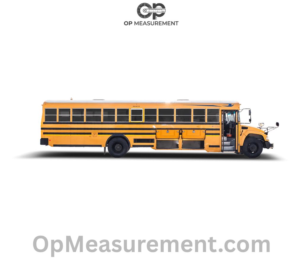 Full-Size Type D School Bus That Measure 40 Feet Long or big