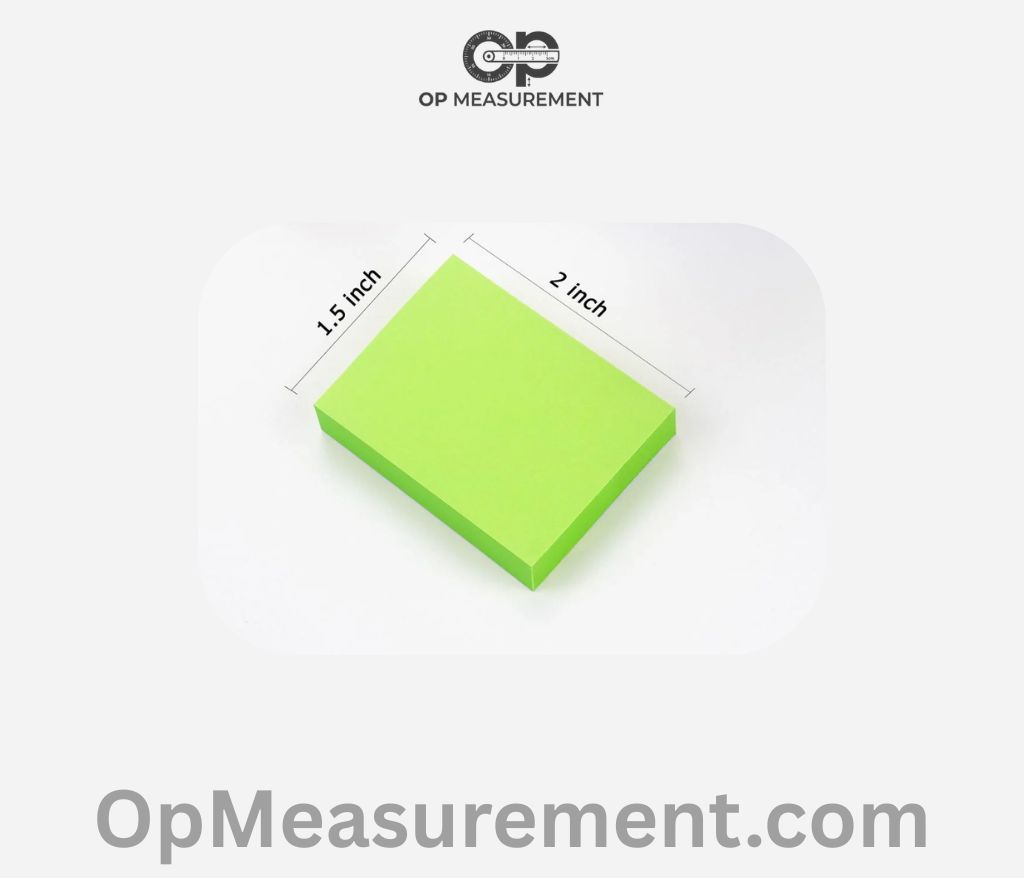 Mini Sticky Notes Side Length That Measure 2 Inches