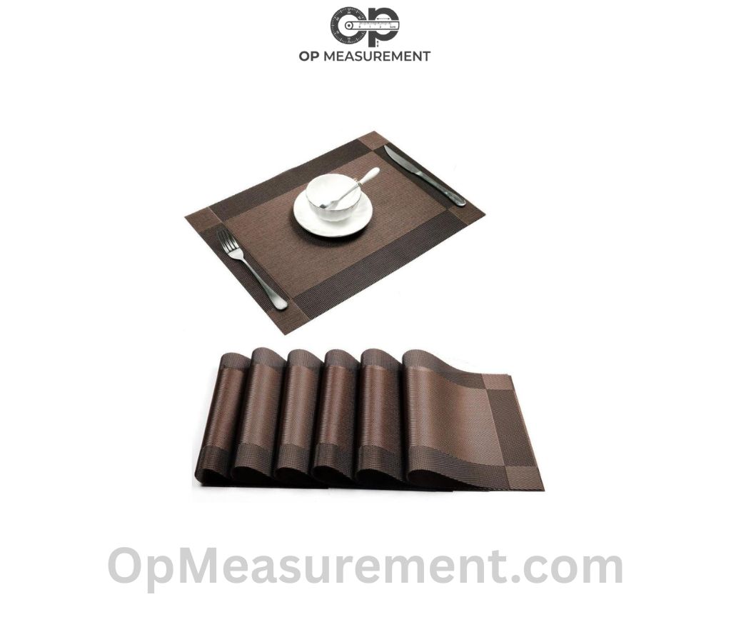 Standard Dining Placemat That Measuring 16 Inches Long