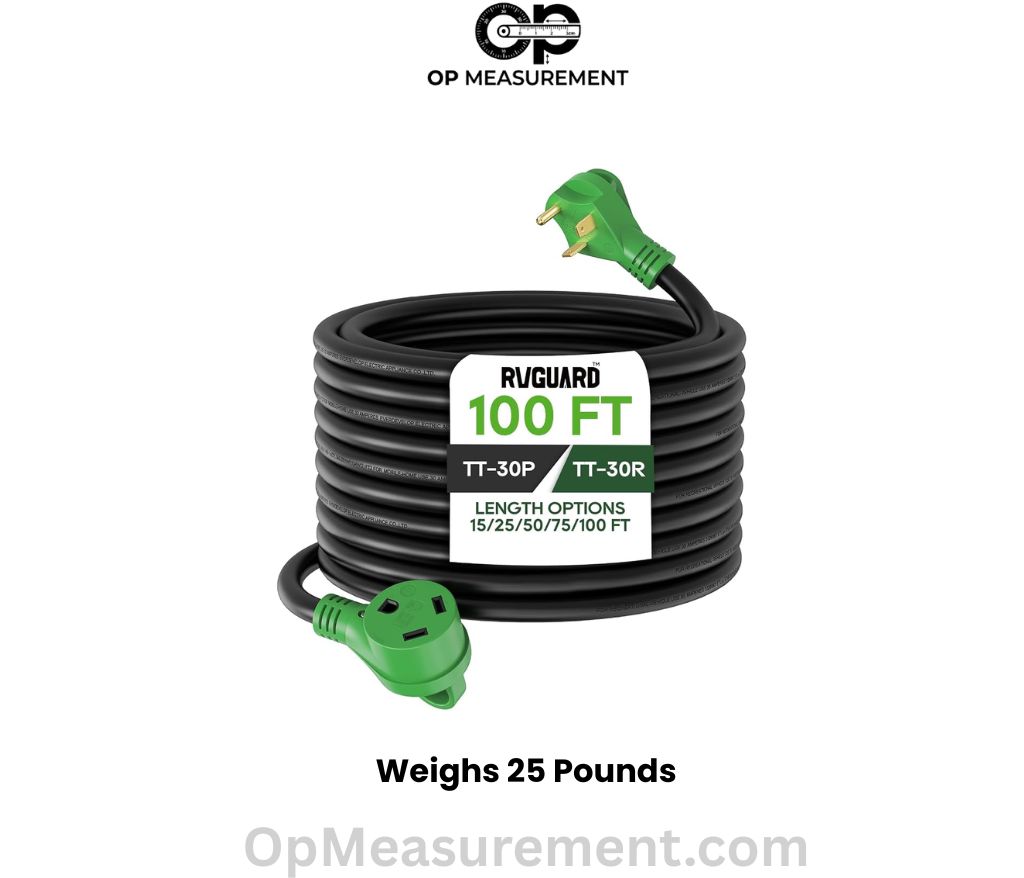 100-Foot Heavy-Duty Extension Cord that Weighs 25 lbs