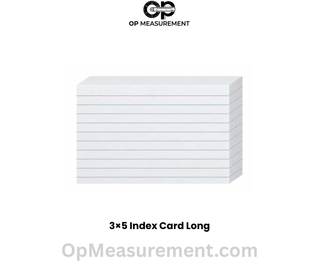 3×5 Index Card That Are 5 Inches Long