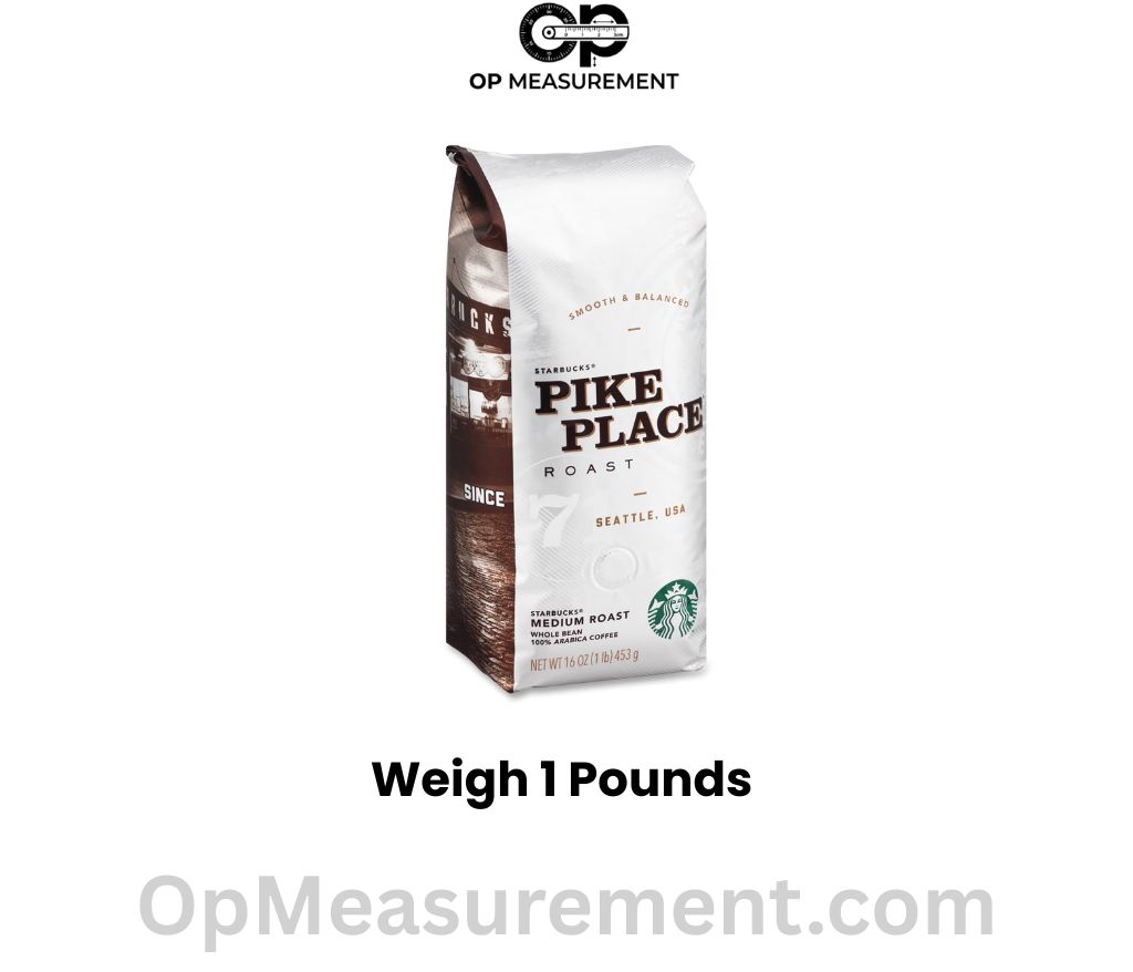 A Bag of Coffee Beans weigh 1 pounds