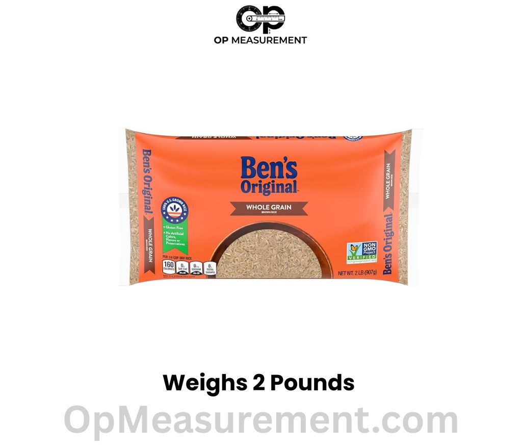 A Bag of Dry Rice or Beans Weighs 2 Pounds