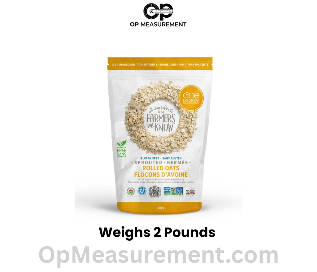 A Bag of Rolled Oats Weighs 2 Pounds