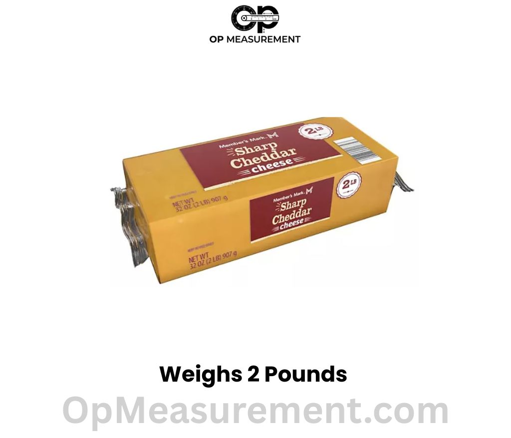 A Block of Cheese Weighs 2 Pounds