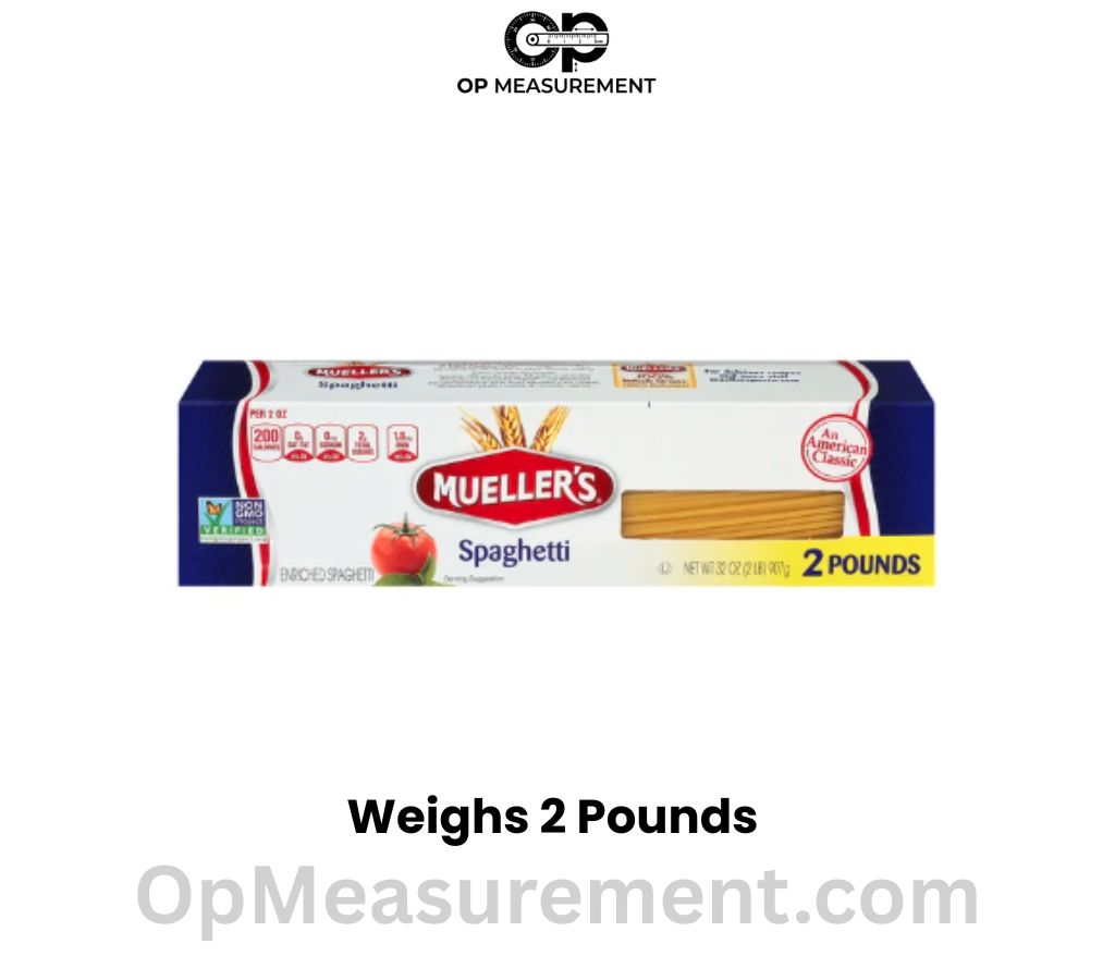 A Box of Dry Pasta Weighs 2 Pounds