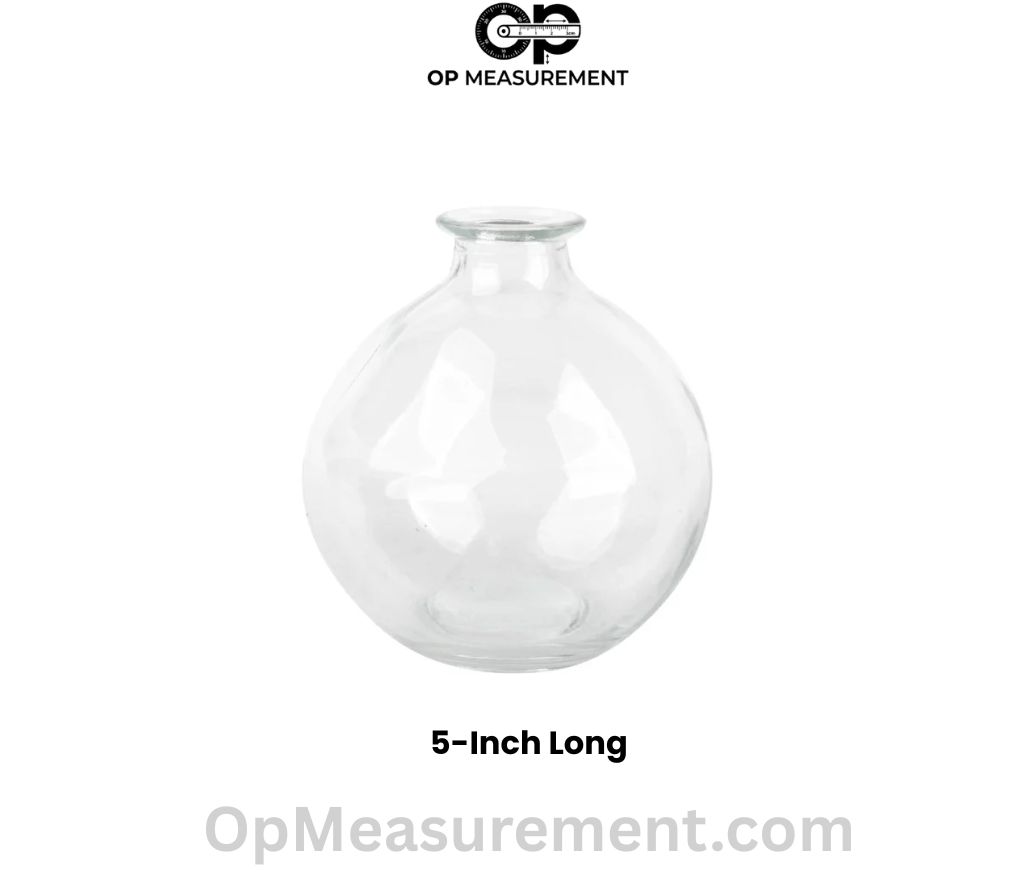 A Glass Bud Vase That Are 5 Inches Long