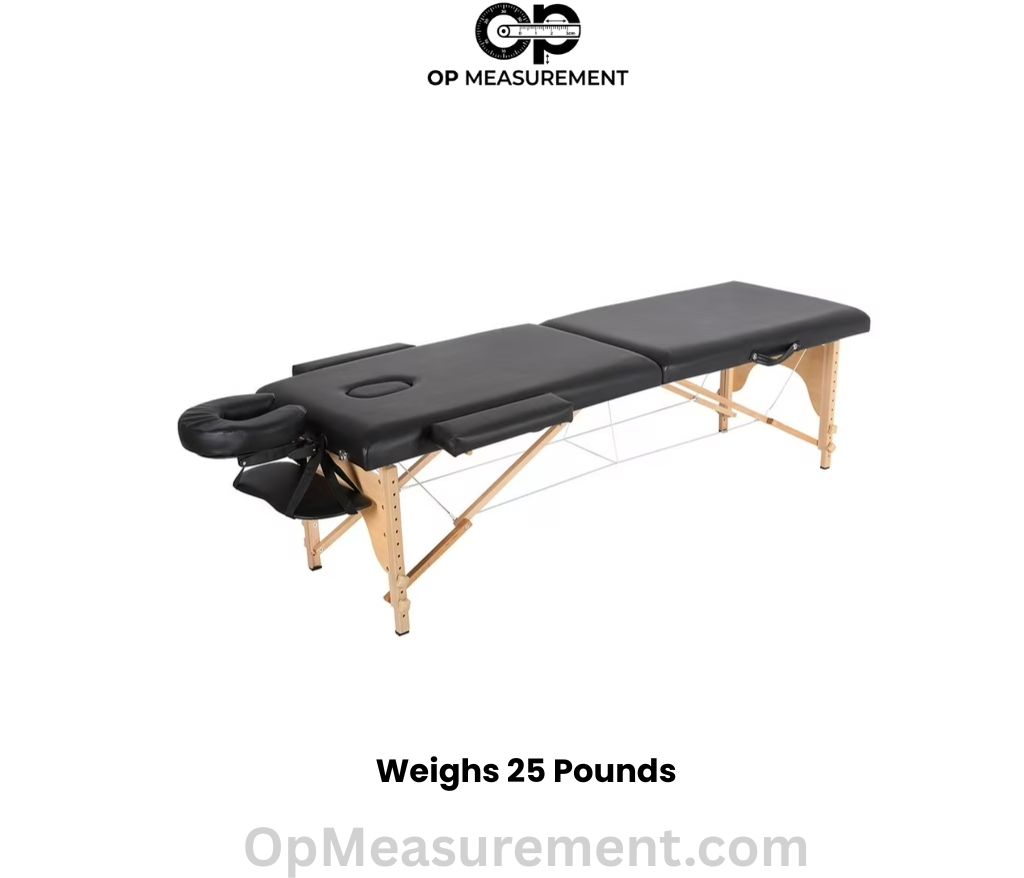 A Portable Folding Massage Table that Weighs 25 lbs