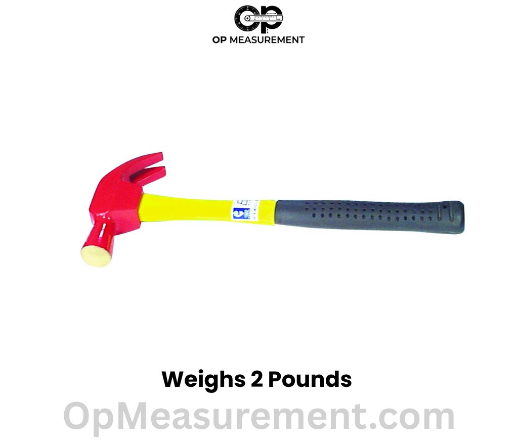 A Standard Claw Hammer Weighs 2 Pounds