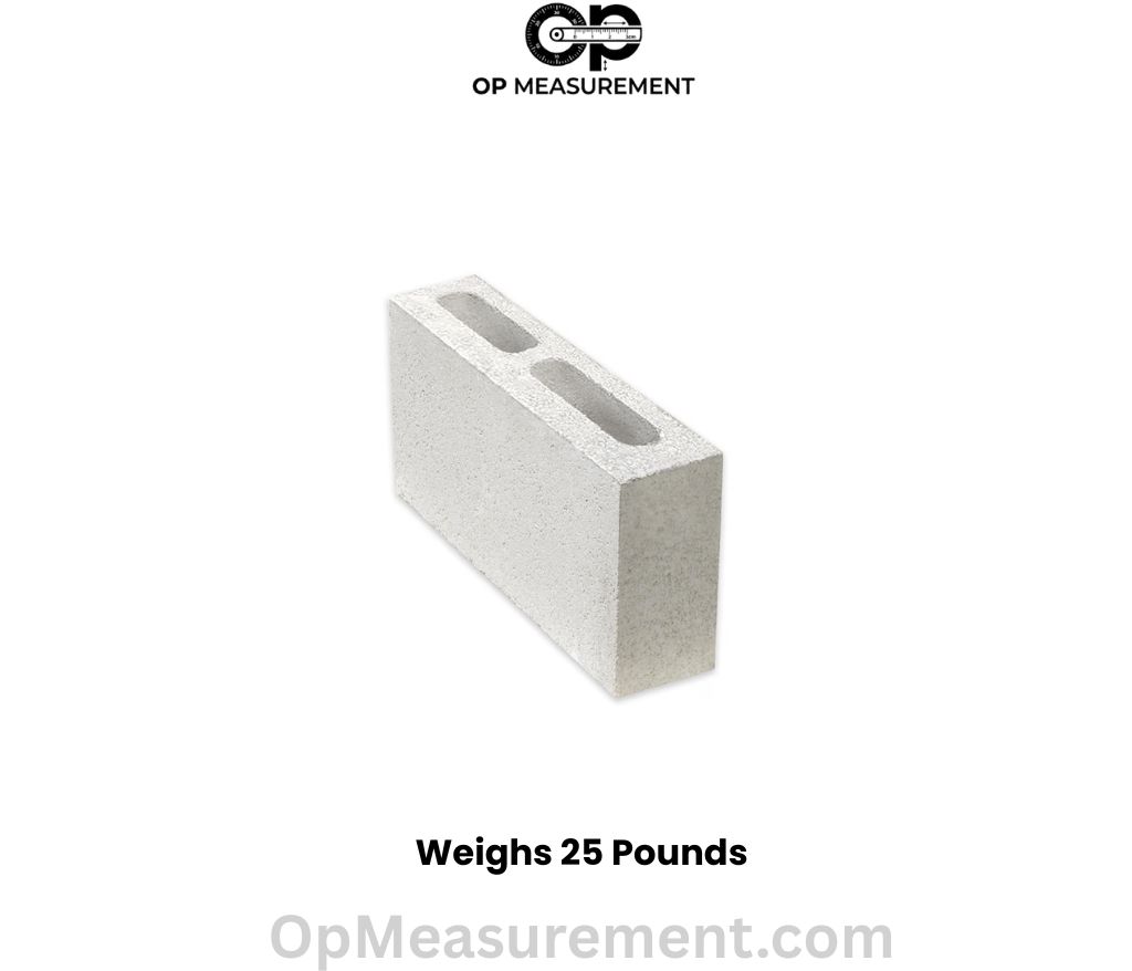 Five Lightweight 4-Inch Concrete Partition Blocks that Weighs 25 lbs