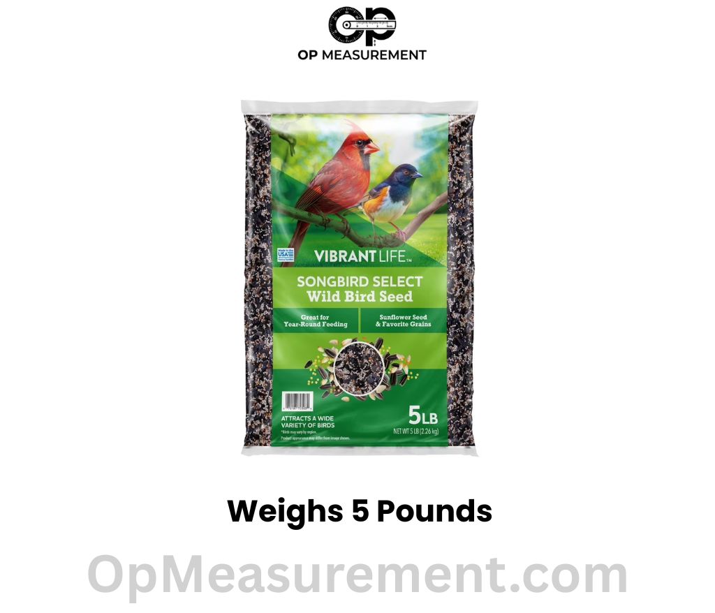 Five-Pound Bag of Birdseed Weighs 5 Pounds