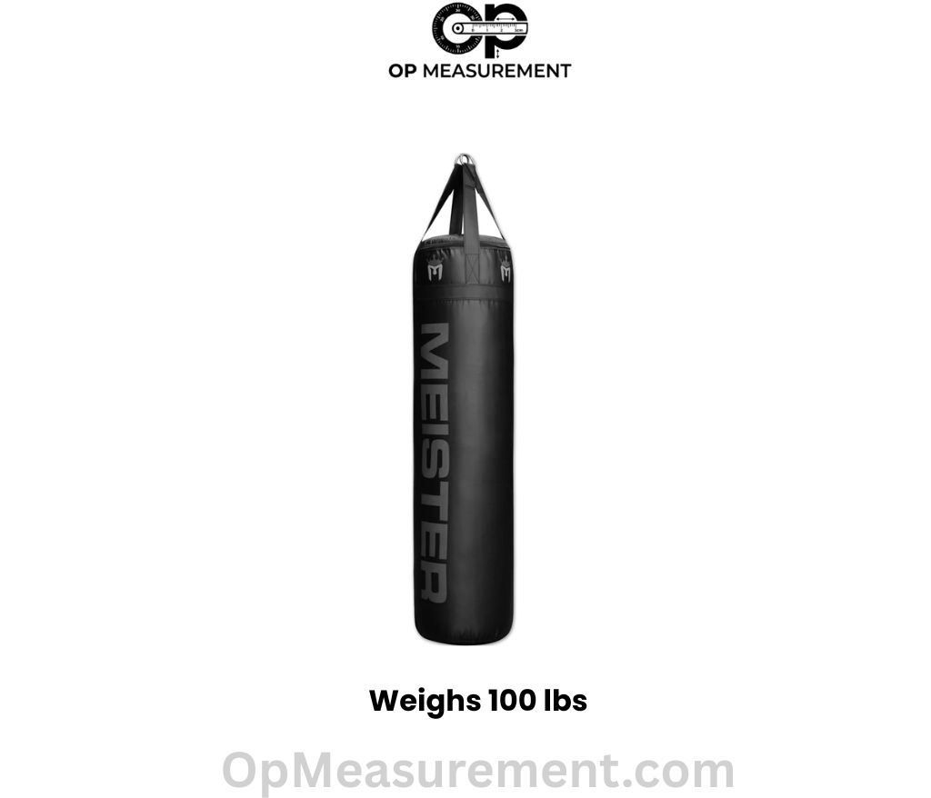 Full-Size Boxing Heavy Bag that weighs 100 lbs