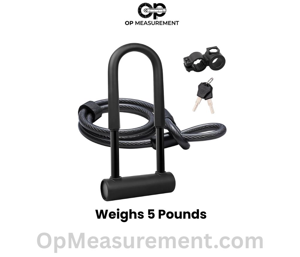 Heavy-Duty Bicycle U-Lock Weighs 5 Pounds