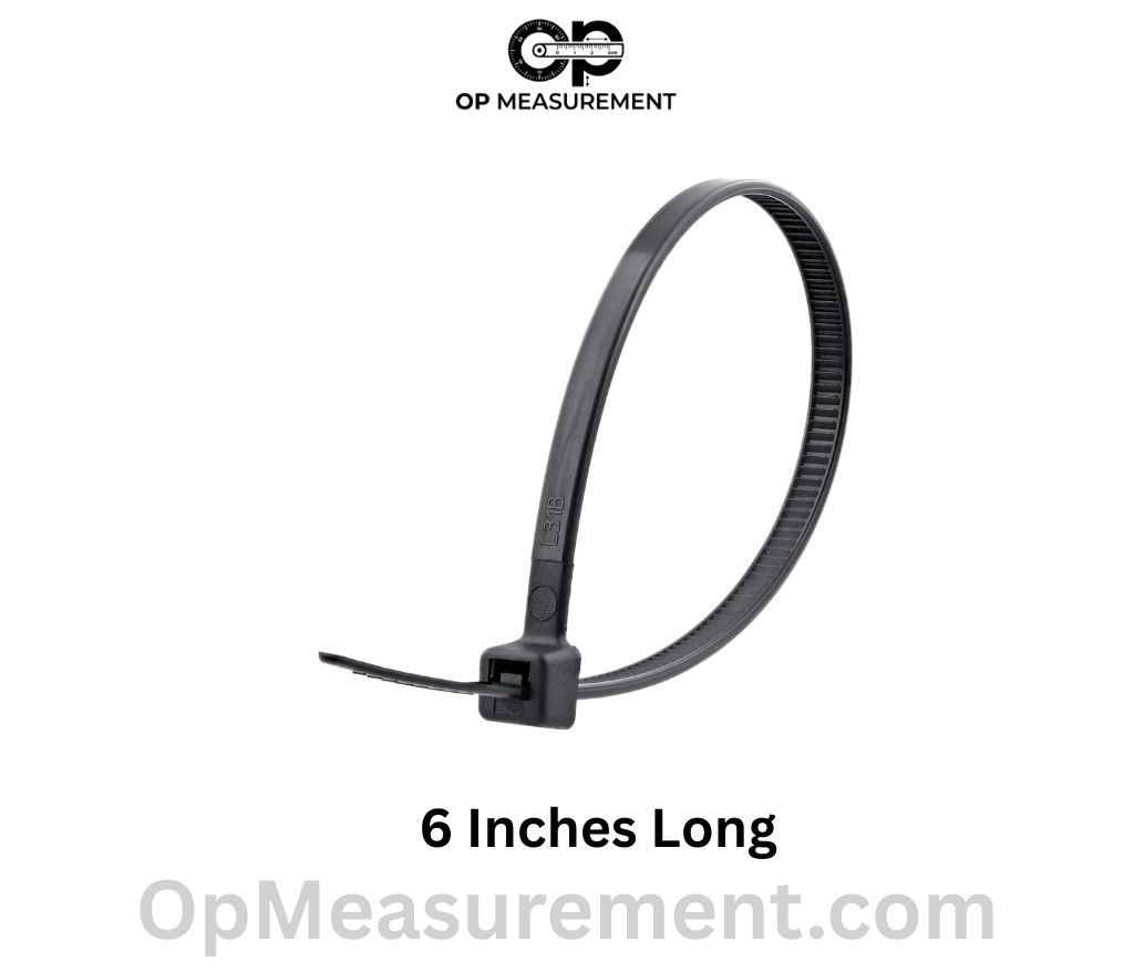 Medium Zip Tie that measure 6 Inches long