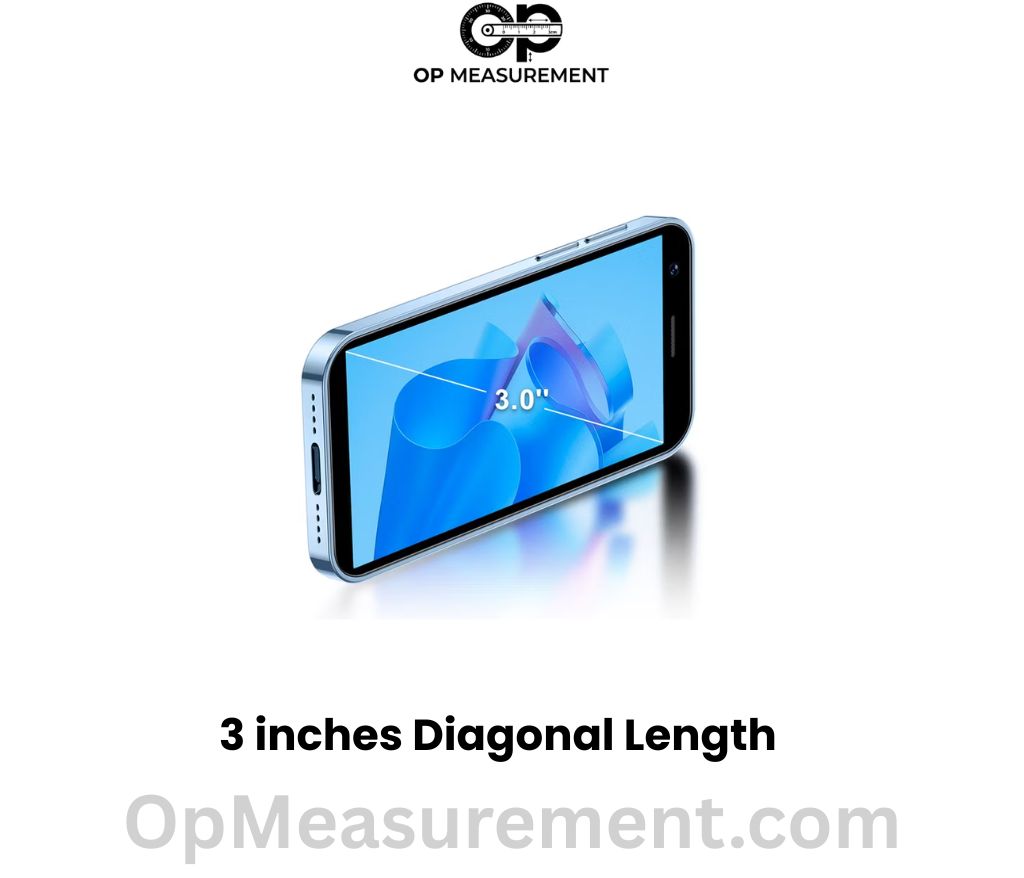 Smartphone Width that are 3 inches Diagonal Length