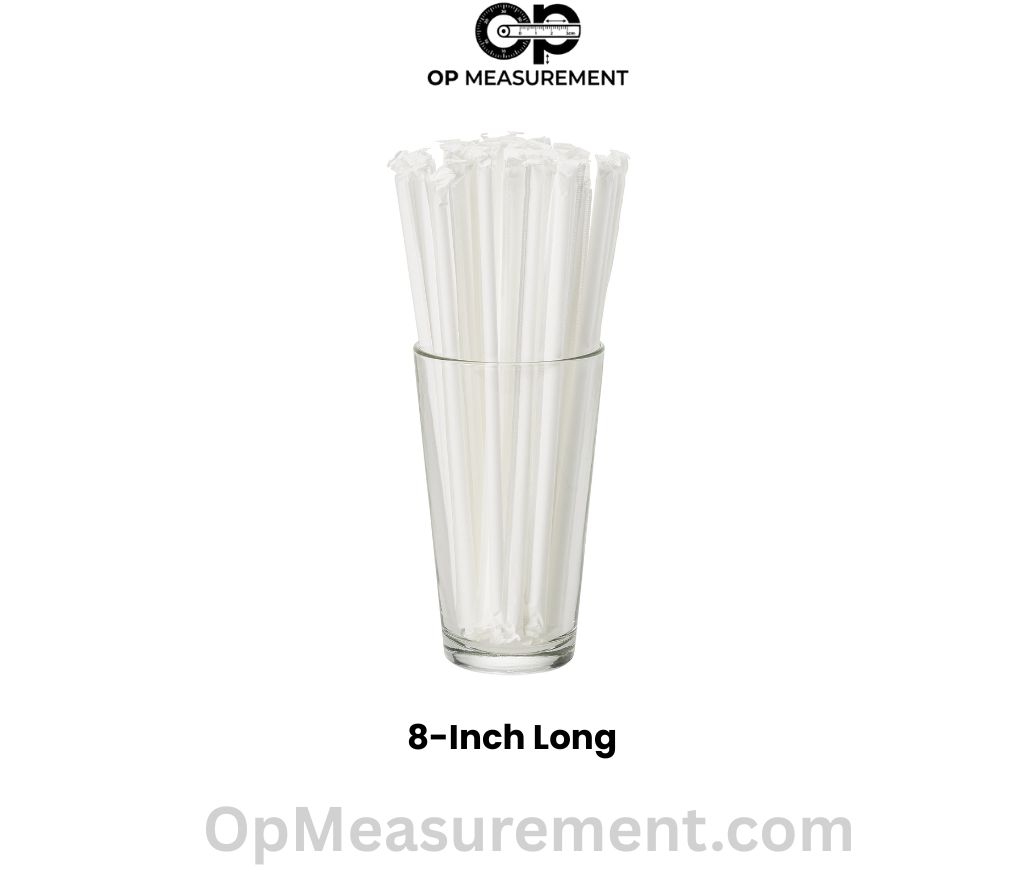 Standard Drinking Straw That Are 8 Inches long