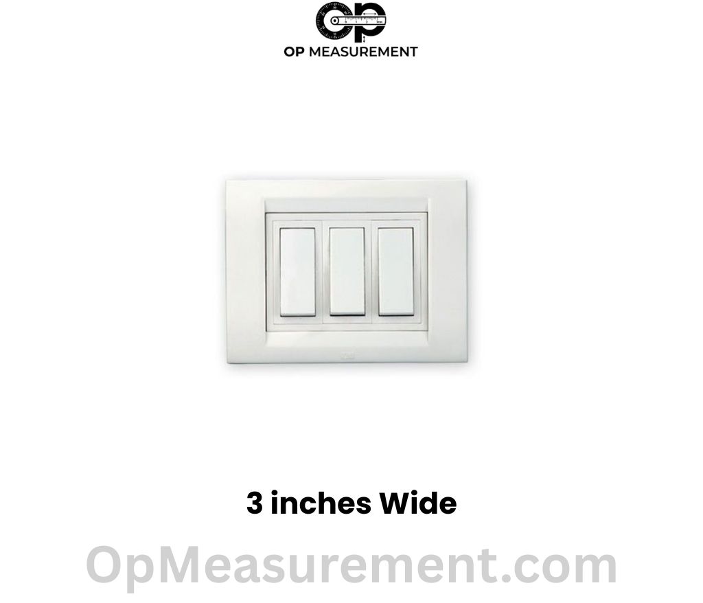 Wall Light Switch Plate that are 3 inches wide