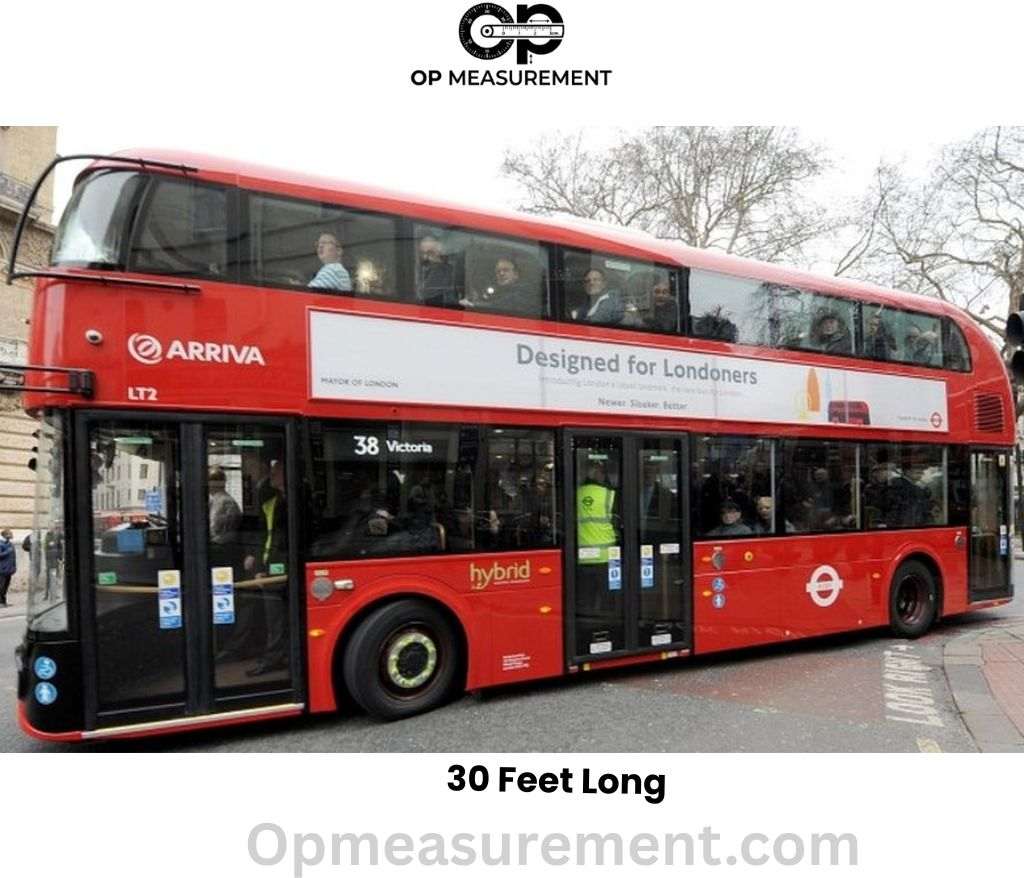 Classic London Double-Decker Bus (Routemaster) That Are Actually 30 Feet long
