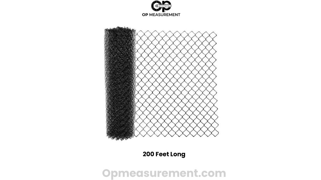 Commercial Chain-Link Fencing Roll That are 200 Feet Long
