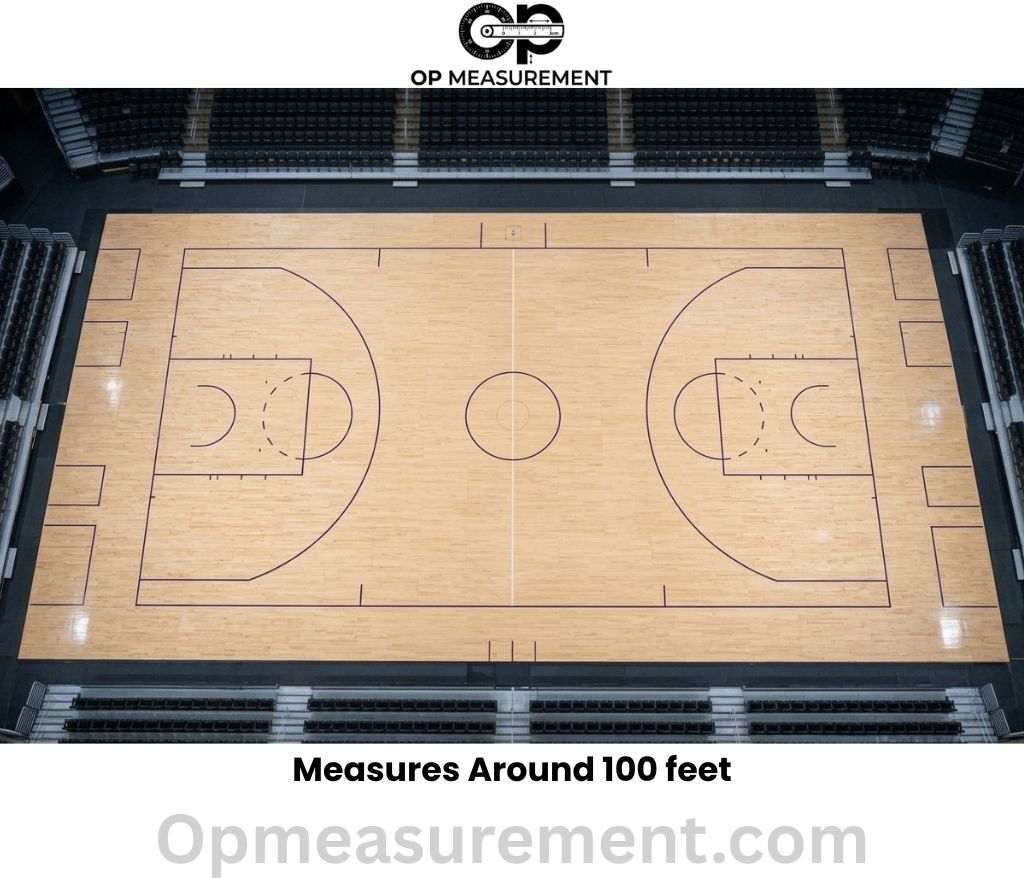 NBA Basketball Court That Are 100 Feet long