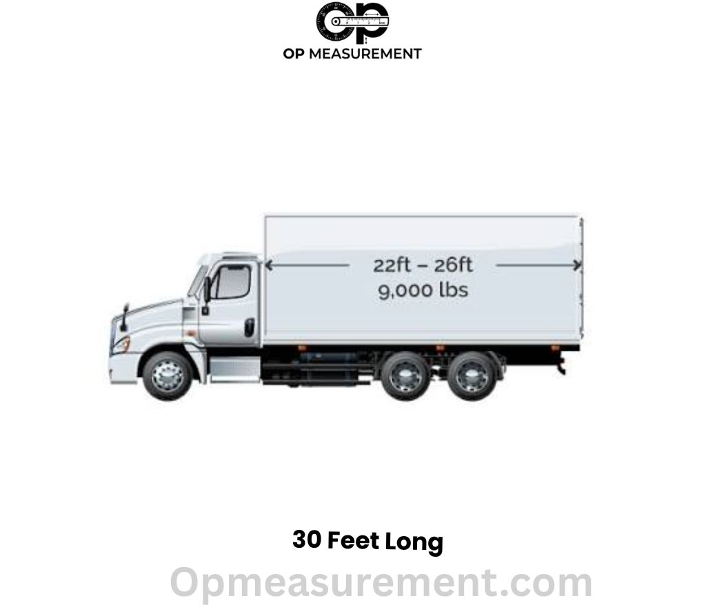 Large Box Truck Total Length That Are 30 Feet long