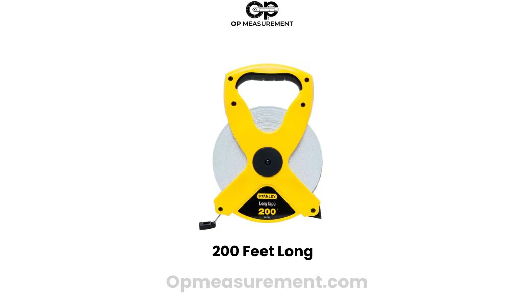 Open-Reel Surveyor's Tape Measure That 200 Feet Long