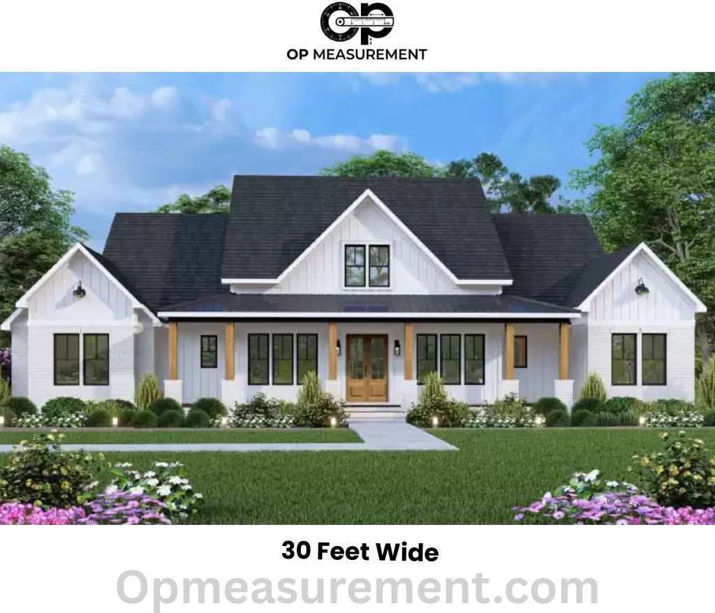 Standard Single-Story Home That Are Actually 30 Feet Wide
