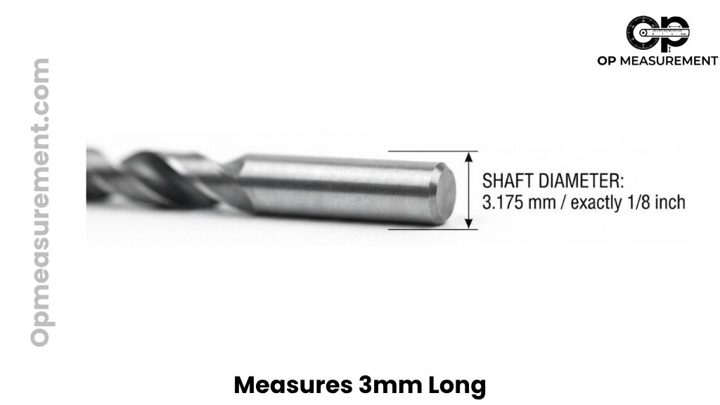 A 1/8-Inch Twist Drill Bit That Are About 3mm Thick