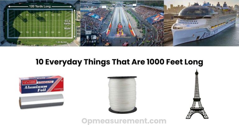 How Tall Is 1,000 Feet? 10 everyday Things That Measure 1,000 Feet