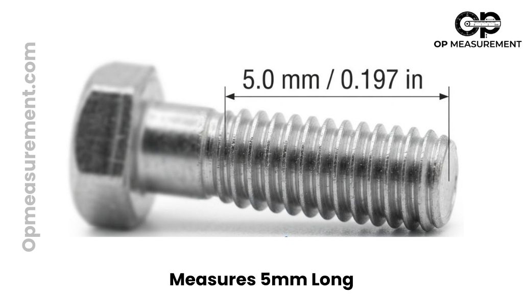M5 Threaded Bolt Shank That Is About 5mm Big
