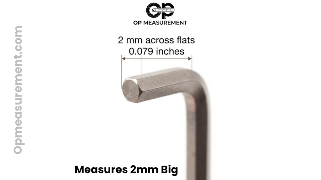 Small Allen Wrench / Hex Key That Is About 2mm long