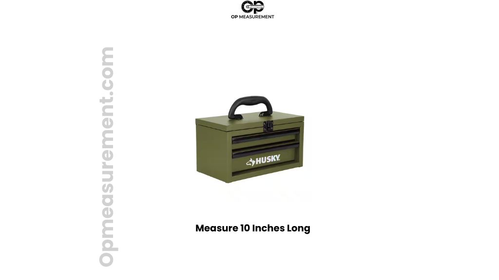 Small Portable Toolbox That Measure 10 Inches long