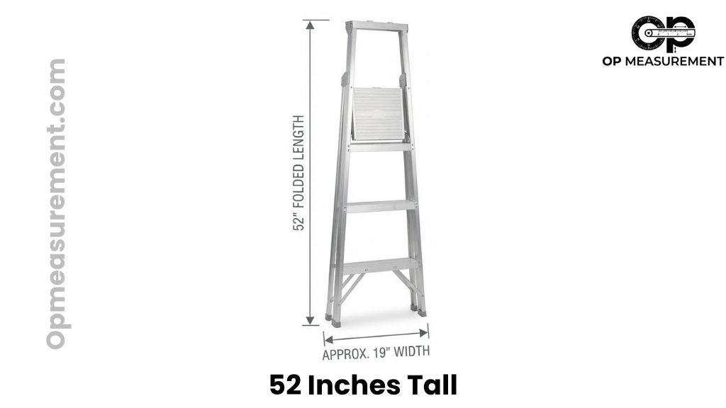 4-Step Stepladder That Is About 52 Inches Tall