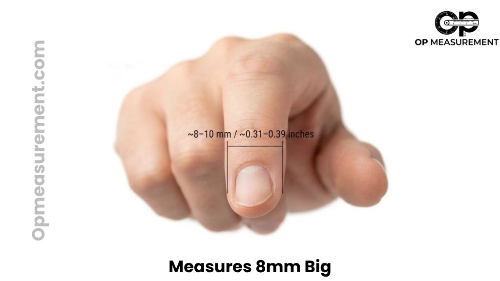Adult Pinky Fingernail That Are About 8mm Long