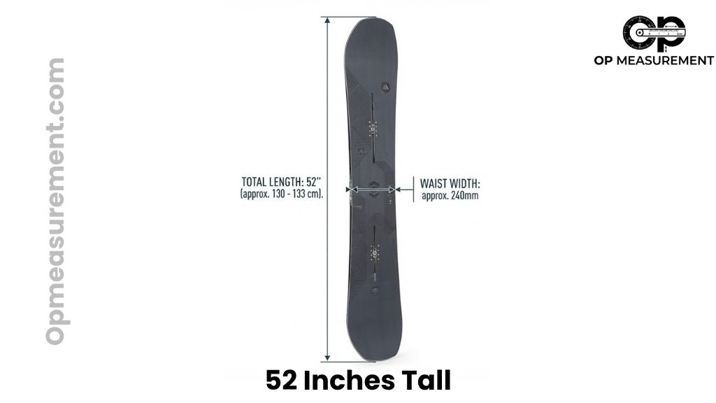 Adult Short / Youth Large Snowboard That Is About 52 Inches Tall