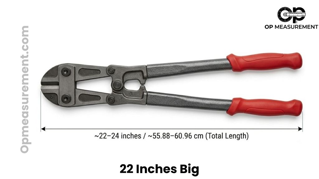 Bolt Cutters, 24-Inch Model That Are About 22 Inches Big