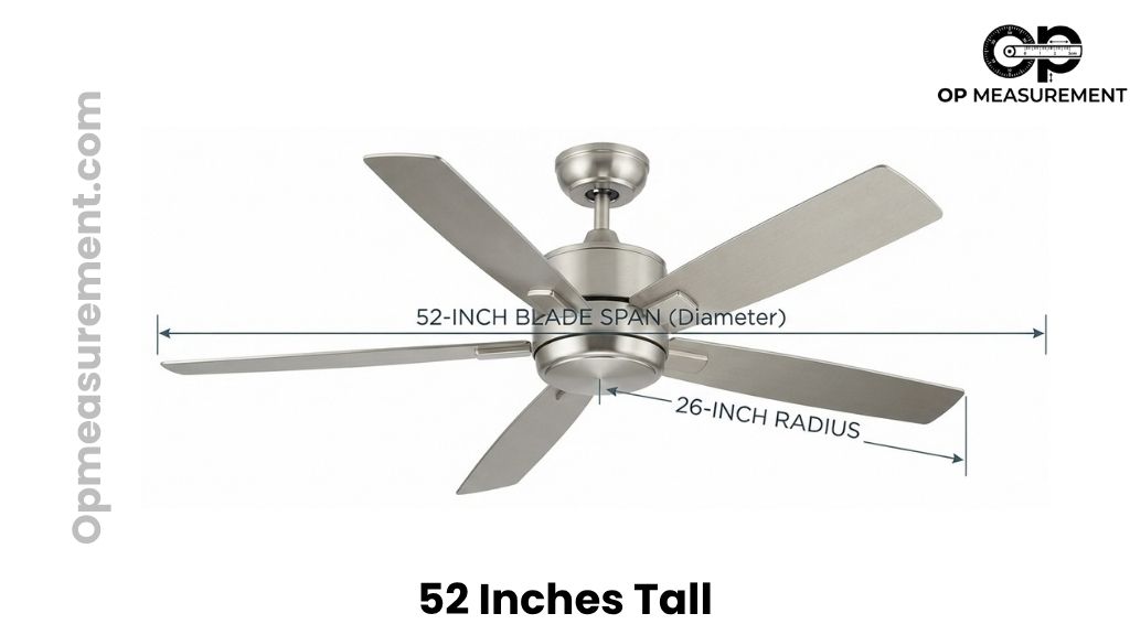 Ceiling Fan That Are About 52 Inches Tall