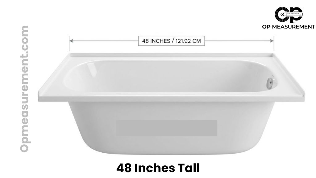 Compact “Space-Saver” Bathtub That Is 48 Inches Tall