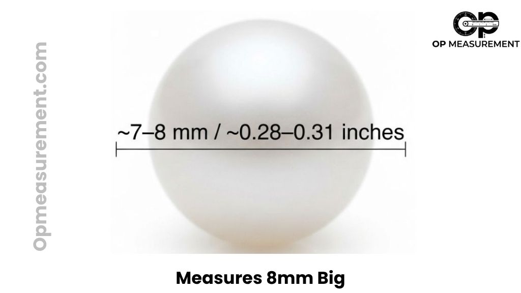 Cultured Pearl That Are About 8mm Big