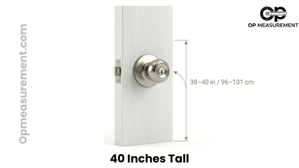 Doorknob Height from the Floor That Are 40 Inches Tall