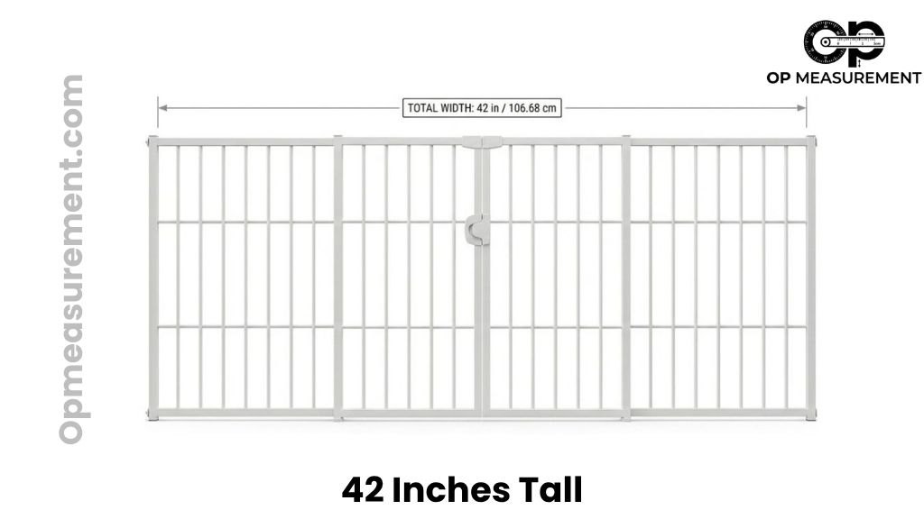 Extra-Wide Baby Gate That Measures 42 Inches Long