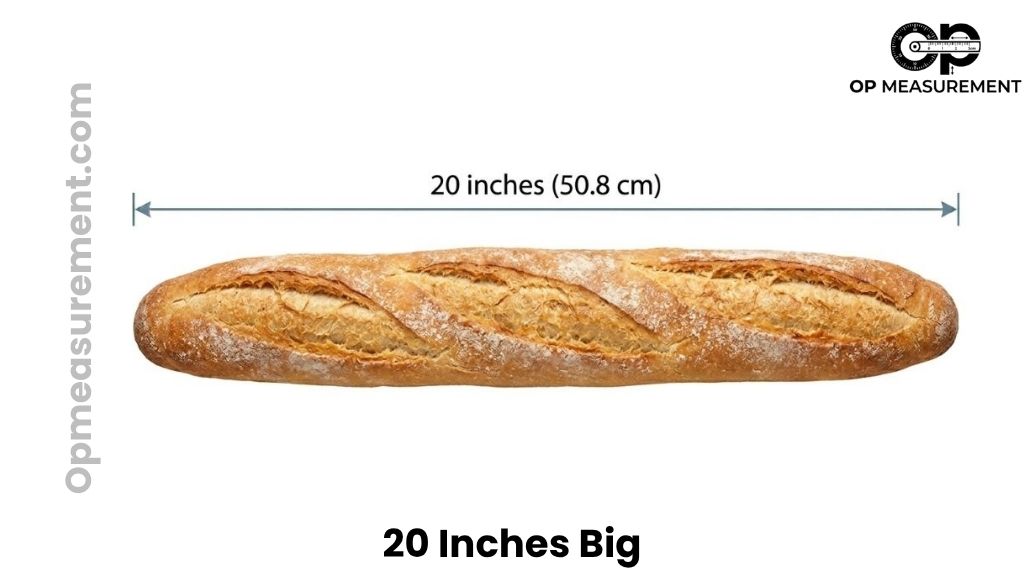 French Baguette That Measure 20 Inches Long