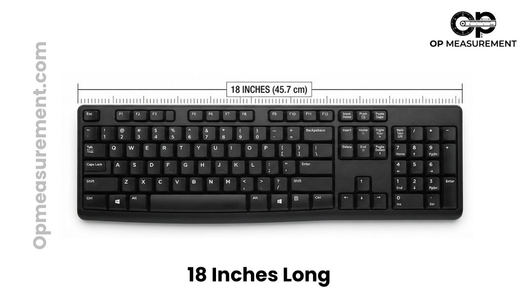 Full-Size Desktop Keyboard That Are 18 inches Long