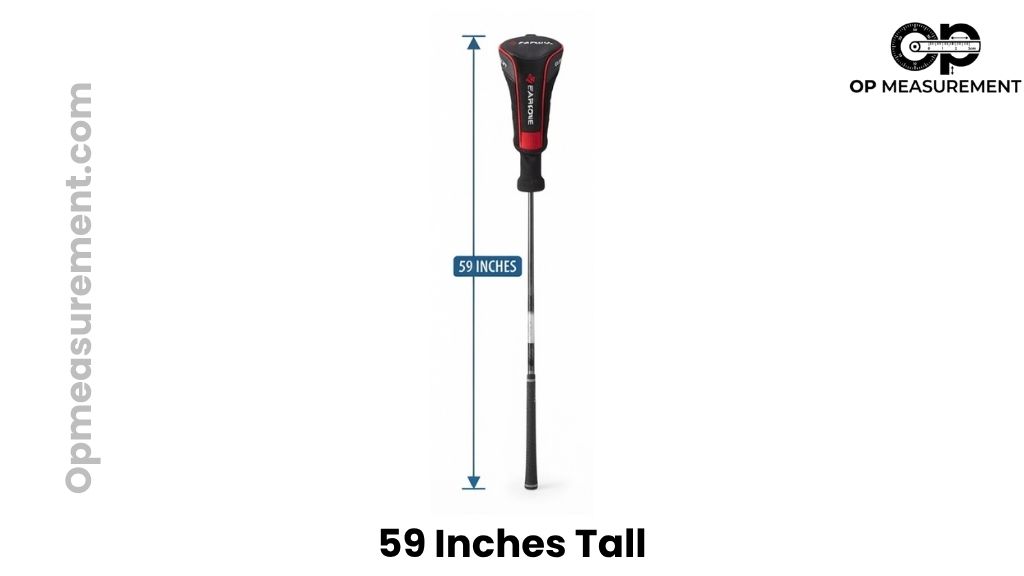 Golf Driver with Head Cover That Are About 59 Inches Long